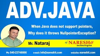 When Java does not support pointers, | Advanced Java Tutorial | Mr.Nataraj