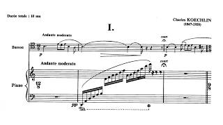 Bassoon Sonata: Charles Koechlin (w/ score)