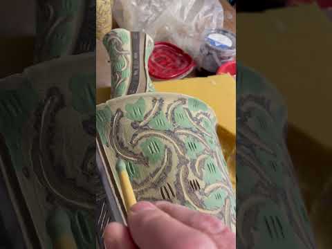 2022 SwanCeramics Swanica Slipware Coloring And Engraving Vase - YouTube