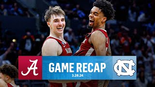 Alabama UPSETS UNC to make 2nd EVER Elite 8 Appearance | March Madness Recap I C
