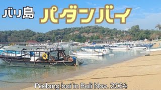 [バリ島パダンバイ] バリ島東部からロンボク島行きボートはここから‼ 十数年ぶりに行ったら、ツーリスト多くて驚いた(⁠☉⁠｡⁠☉⁠)⁠!  Padang bai in Bali