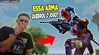 FREE FIRE: QUEBROU O JOGO ESSA ARMA NÃO PODE CONTINUAR!!!