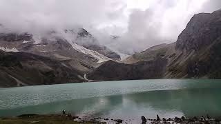 Unexplored Jagadulla Lake located at an altitude of 4633+m in Dolpa, Karnali Nepal.