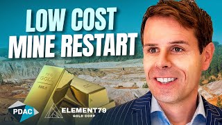 CEO Explains: Low Cost Gold Mine Restart | $ELEM Stock | PDAC 2024