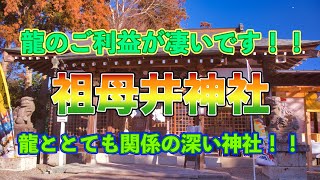 飛龍🐲の彫刻が凄い‼️祖母井神社⛩️龍ととても関係の深い神社✨