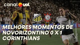 NOVORIZONTINO 0 X 1 CORINTHIANS: TIMÃO VENCE COM GOL DE ALEX SANTANA; VEJA OS MELHORES MOMENTOS