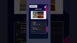 CSS Scroll Snap Tutorial 🎯 | Smooth Section Scrolling with HTML & CSS #animation #uidesignlearning