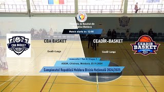 CBA BASCHET vs BC CEADÎR-BASKET 23.11.2024