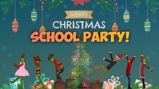 POOPY'S SCHOOL CHRISTMAS PARTY | MELON PLAYGROUND