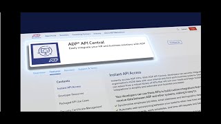 ADP® API Central: Integrate your HR systems for real-time workforce insights
