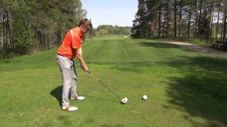 Golfarin kenttätestissä Kalkki-Petteri, St. Laurence, Lohja