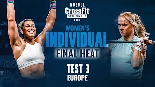 Individual Women's Test 3 — Semifinals Linda — 2023 Europe Semifinal