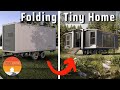 Foldable EXPANDING Tiny House on Wheels - unfolds to 22 ft wide! 🤯