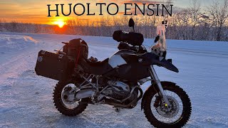 Matka Nordkapp alkaa! Huolto ensin! BMW R1200GS