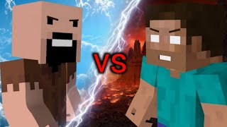 🎵 herobrine vs notch epic fight animation - believer | minecraft animation #minecraft