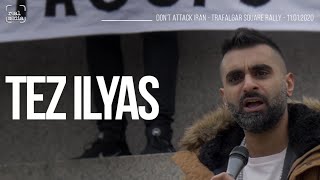 Tez Ilyas – speaking at Iran rally 11th Jan