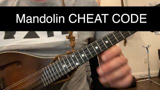 Mandolin CHEAT CODE! Super Easy Solo Pattern For Bluegrass Songs