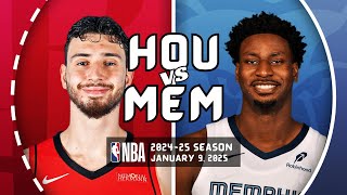 HOUSTON ROCKETS vs MEMPHIS GRIZZLIES | FULL GAME HIGHLIGHTS | January 9, 2025 | 2024-25 Season