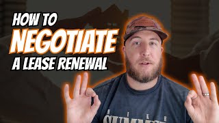 How to Negotiate a Lease Renewal: The One Trick Every Landlord Needs