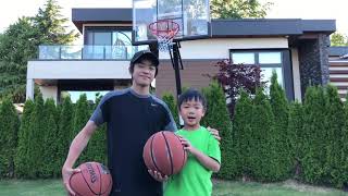 Jordan & Taylor’s Basketball Trick Shots