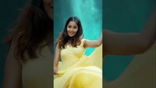 Anikha cute in yellow outfit 🥰💛💛💃 #shortfeed #anikha #anikhasurendran #shorts #cute #bts #music