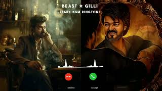 Beast × Gilli Remix BGM Ringtone | Thalapathy Vijay | arjunaru villu × Beast Mode|Tamil Bgm Ringtone