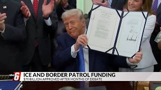 President Trump signs bill to give $70 billion to ICE, Border Patrol