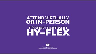 HyFlex Format: Get your degree in-person or virtually