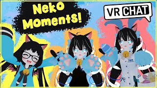 Neko moments!  - March/April Recap - VRChat Funny-Random Moments