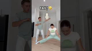 FAIL! 😂 - #dance #trend #viral #couple #funny #fail #blooper #behindthescences #shorts