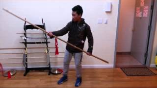 白眉派 大中欄棍：邱榮禧/Bak Mei Pai Bo Staff Form