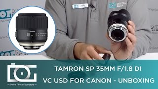 TAMRON SP 35MM F/1.8 Di VC USD Prime Lens for CANON | REVIEW