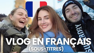 Noël à Paris: Bonne ou Mauvaise idée ?! 😲 Vlog en Français avec Sous-Titres