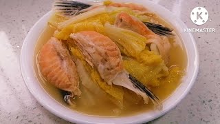 Super Easy and Delicious | Salmon Fin with Chinese Cabbage @cekochannel7879 #chinesefood