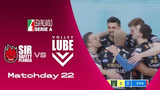 Perugia vs Lube | Highlights | SuperLega | Matchday 22