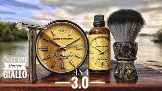 💈 Savon Mystere - Giallo (ASA 3.0 BASE) 💈Blackbird Polished 💈Yaqi Rocks 28mm