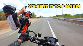 THE RIDE BEFORE THE MEET WAS STRAIGHT WILD! | BIKE MEET | MOTOVLOG