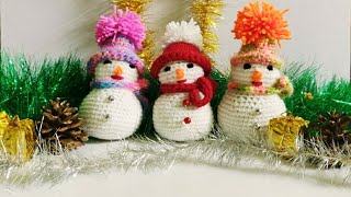 Christmas Crochet Decorations / Snowman