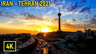 TEHRAN 4K, Kargar Street, IRAN 4K | تهران، خیابان کارگر، امیرآباد تا بزرگراه جلال آل احمد