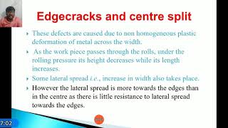 2.6 Rolling Defects
