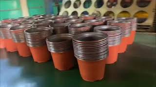 Thermoformed PP 13cm Plastic Flower Pots Factory #plasticpots #plantpot #flowerpot #manufacturer