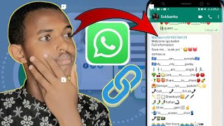 SIDA LOOO SAMEEYO WHATSAPP LINK |2023