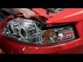 1999 2004 mustang chrome projector headlights dual led halo review u0026 install