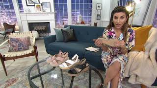 Naturalizer Leather Platform Sandal w/ Ankle Strap - Ursa on QVC