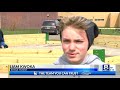 eagle scouts spend spring break making gaga pit at spencerport school