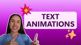 How to add text to a video with animations