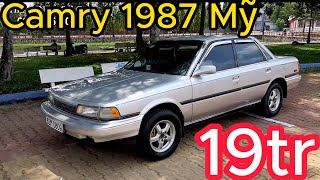 TOYOTA Camry 1987 2.0 MT Số sàn - 19tr - Xe nhập Mỹ