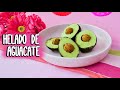 Helado de Aguacate CASERO | Nieve de aguacate | ALE HERVI