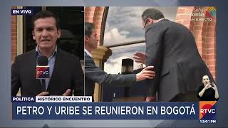 Detalles de la reunión entre Gustavo Petro y Álvaro Uribe | RTVC Noticias