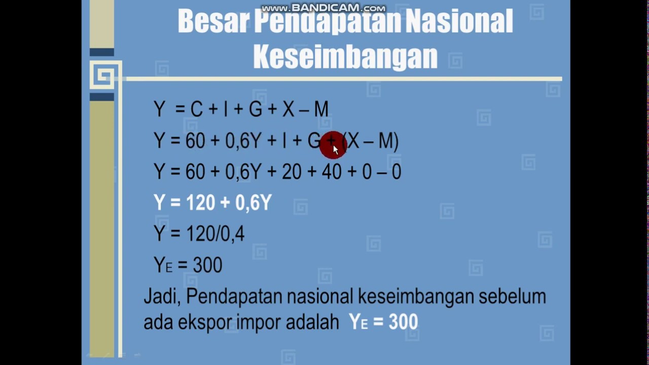 Contoh Soal Dan Jawaban Perekonomian 4 Sektor